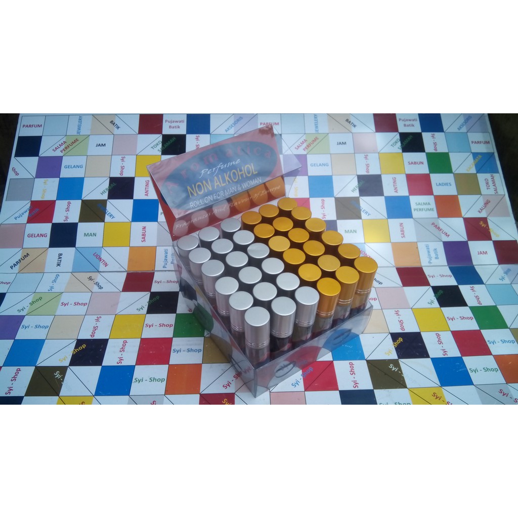 GROSIR Aneka Macam Parfum Roll On 8 ml By Aromatica Perfume