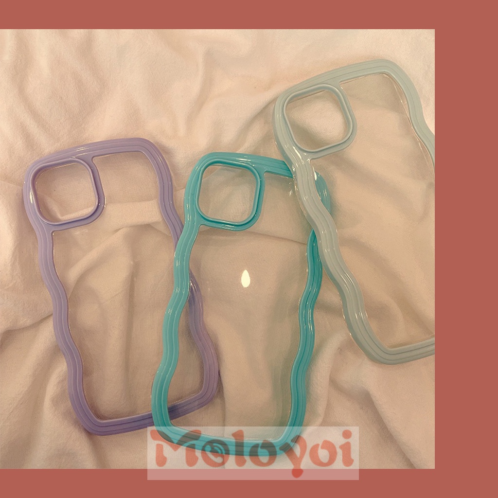 Soft Case Bahan Tpu Transparan Warna Macaron Untuk iPhone 14 11 13 12 Pro Max XR X XS Max 6Plus 7Plus 8 7 6 14 Plus SE 2020