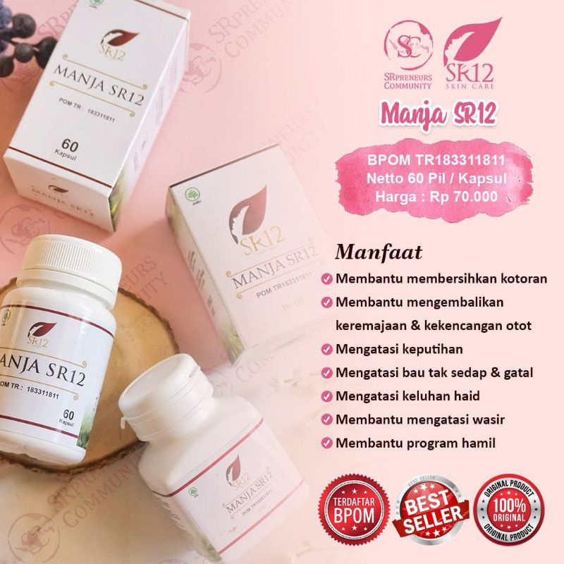 MANJA SR12 MAJAKANI SR12 HERBAL ORIGINAL