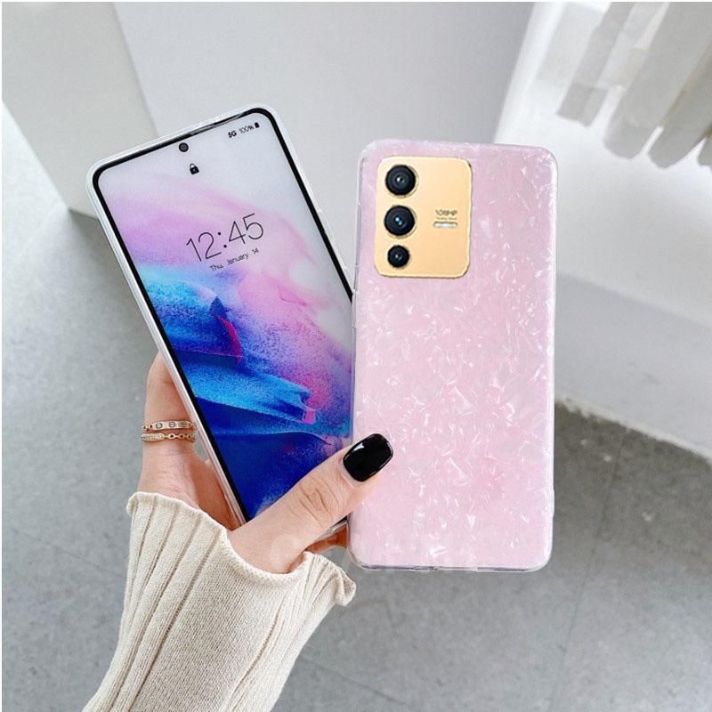 Vivo V23 5G V23 Pro Case Bahan Tpu Motif Kerang Berkilau