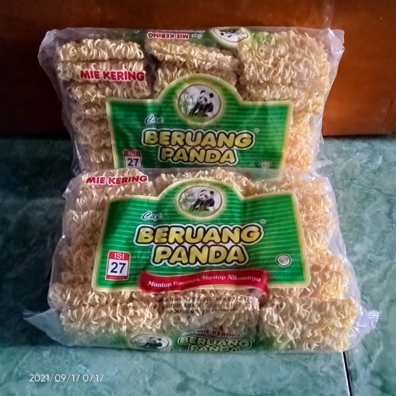 

Mie Mi Kering Keriting Kriting Cap Beruang Panda BPOM Halal isi 27 Keping