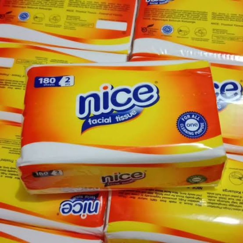 ORIGINAL TISU NICE 180 SHEET 2 PLY / TISSUE NICE 180 SHEETS 2 PLY