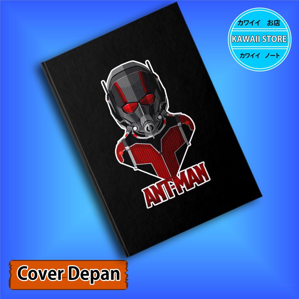 

Notebook / Pocket book Hard Cover Marvel CHARACTER ANTMAN uk A5 & A6 / Notes Book
