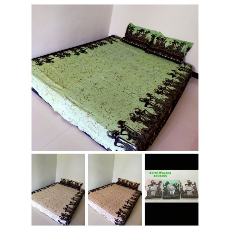 Sprei Batik Motif Wayang Halus asli pekalongan