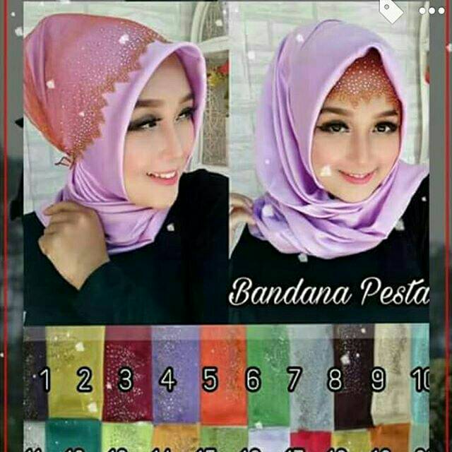 Grosir isi 10 pcs kerudung jilbab hijab murah inner bandana pesta