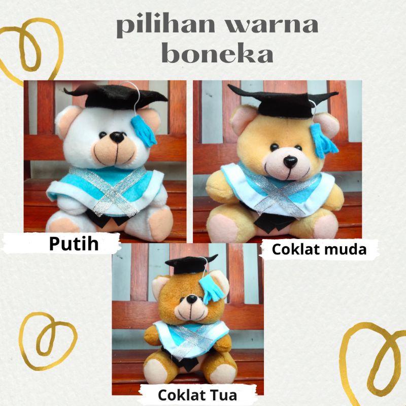 bucket/buket boneka wisuda