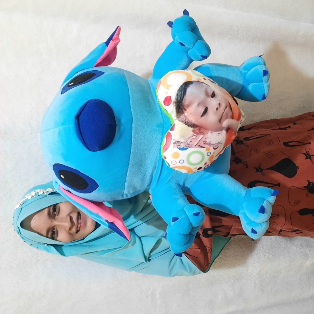 Boneka Stitch JUMBO gratis Ukir nama