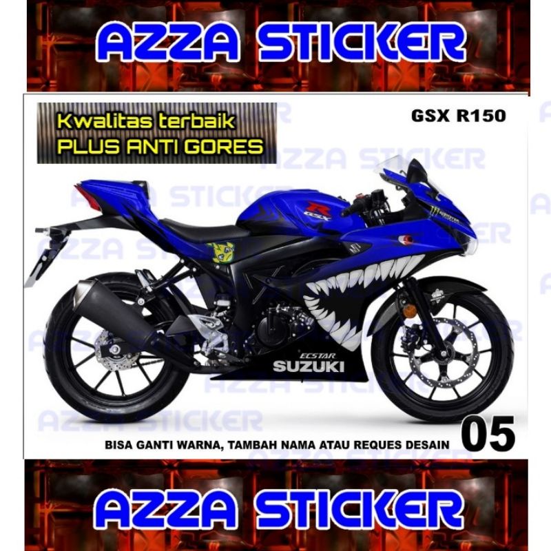 Stiker Dekal Gsx R150 Striping Motor Gsx R150 Full Sticker Decal Gsx R150 Full Stiker Gsx R150 Dekal