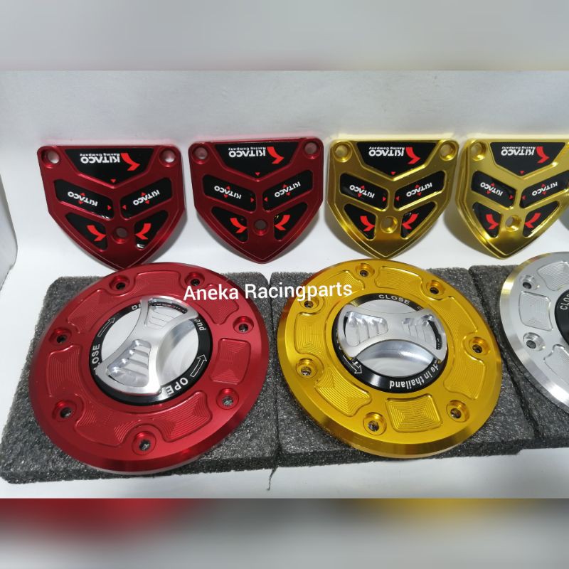 tutup tangki ninja r rr150 dkt thailand satu set tutup kips kitaco