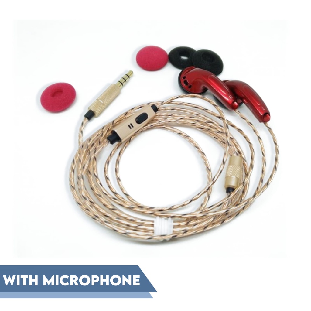 DIY Earbud Sennheiser MX500 With Mic Version 2.0 High Quality Earphone