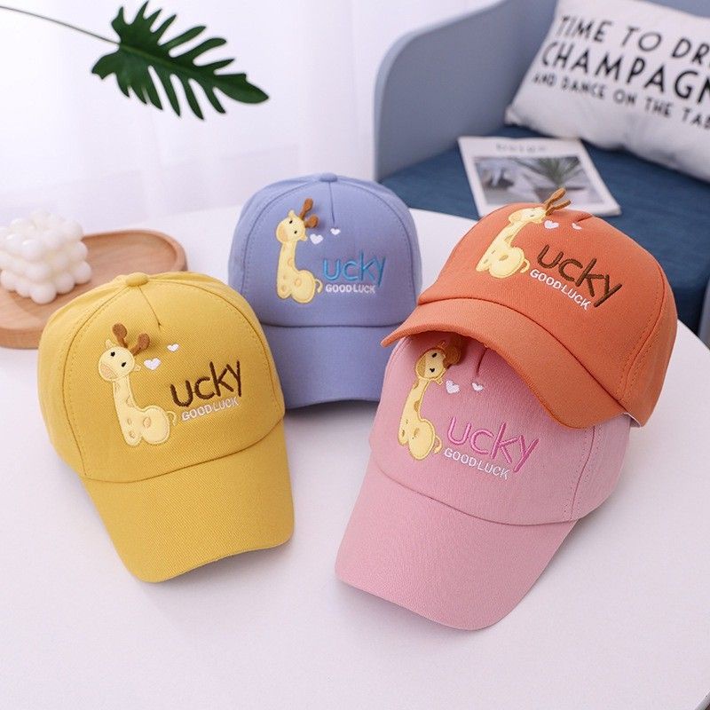 10.10 Topi Anak Lucky Good Luck BordirJerapah / Topi ANAK Jerapah TERMURAH