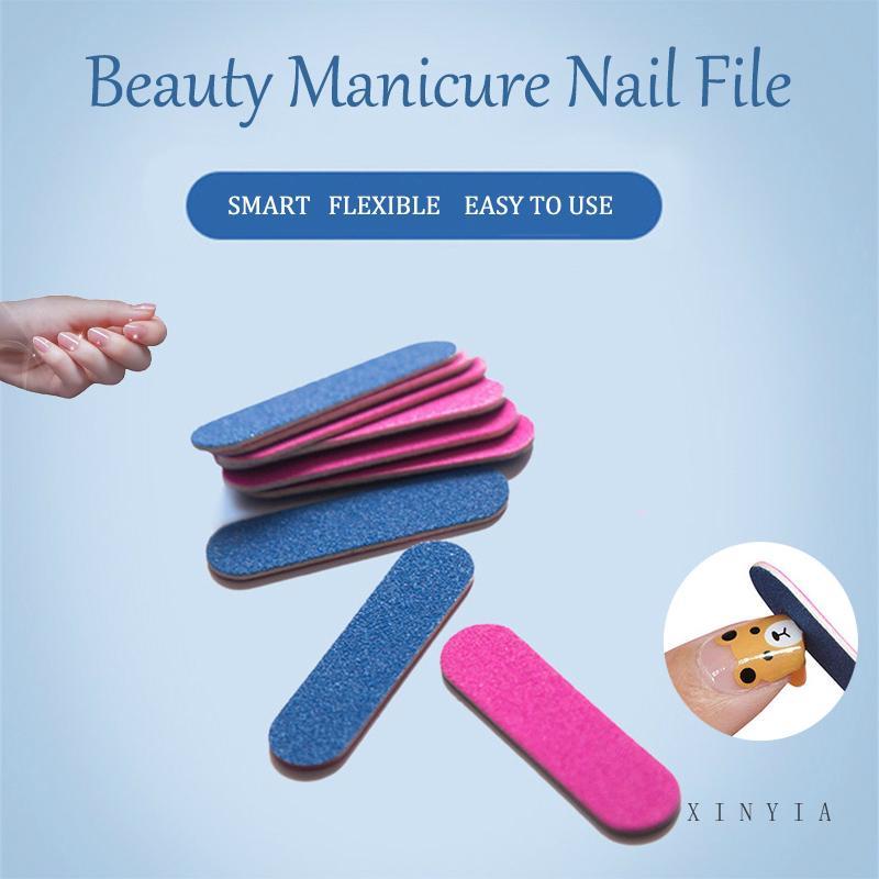 1 PC Kikir Kuku Dua Sisi Alat Amplas Kikir Kuku Manicure Pedicure Nail Buffer Gel Art Tool