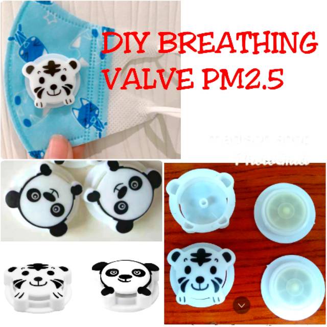 DIY Filter Masker Anak Murah Breathing Valve Katup Pernafasan Masker Lobang Filter Masker