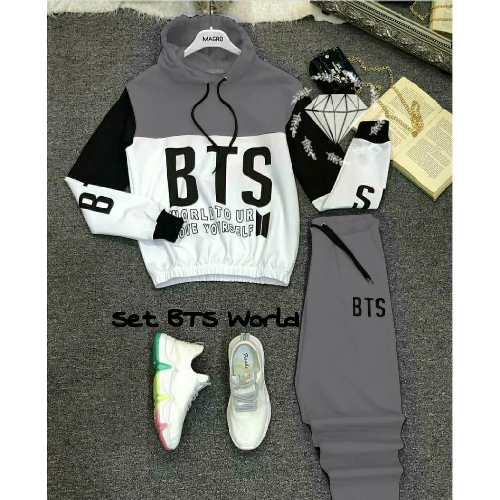 [Shenmyprint] Set BTS Zichan | Setelan Wanita Korea | Baju Wanita Korea | Setelan Korea