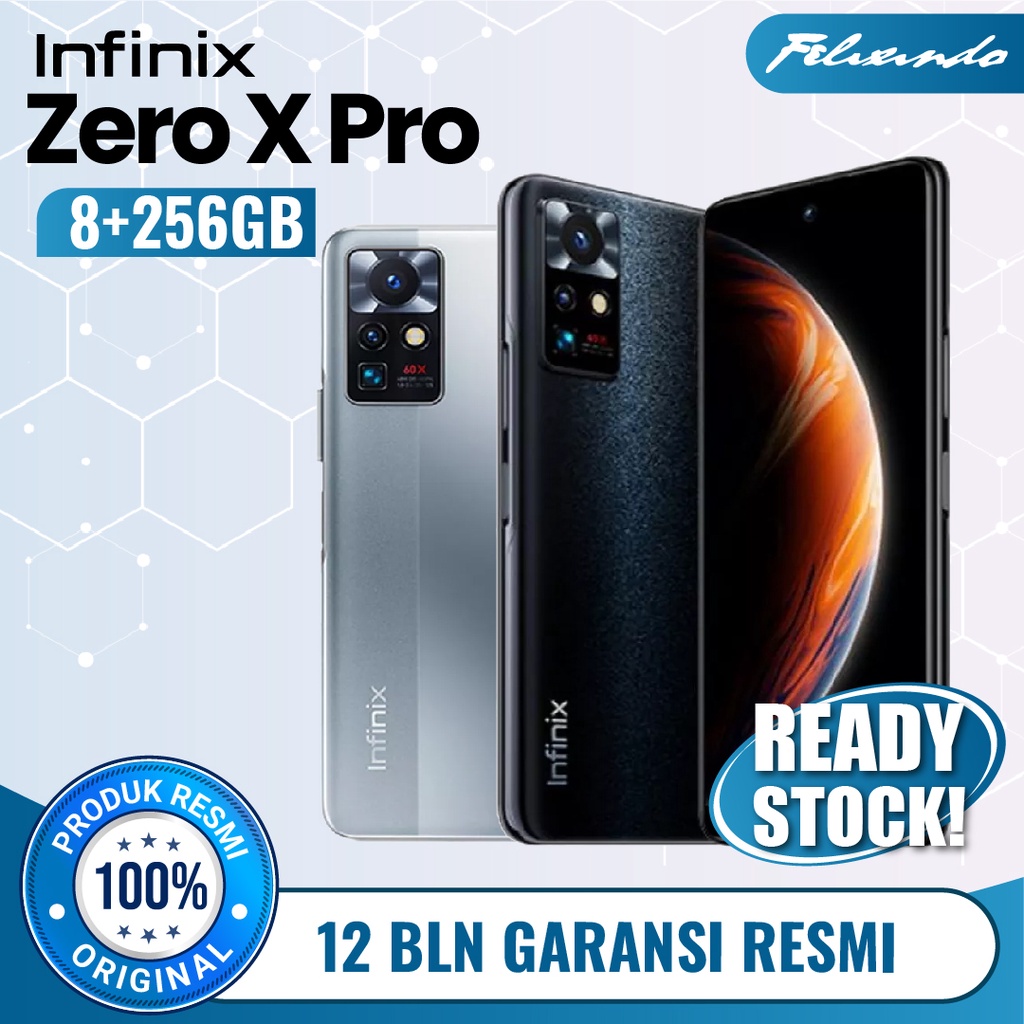 Infinix Zero X Pro 8/256 GB RAM 8 ROM 256GB Handphone Hp Smartphone Android Original Garansi Resmi