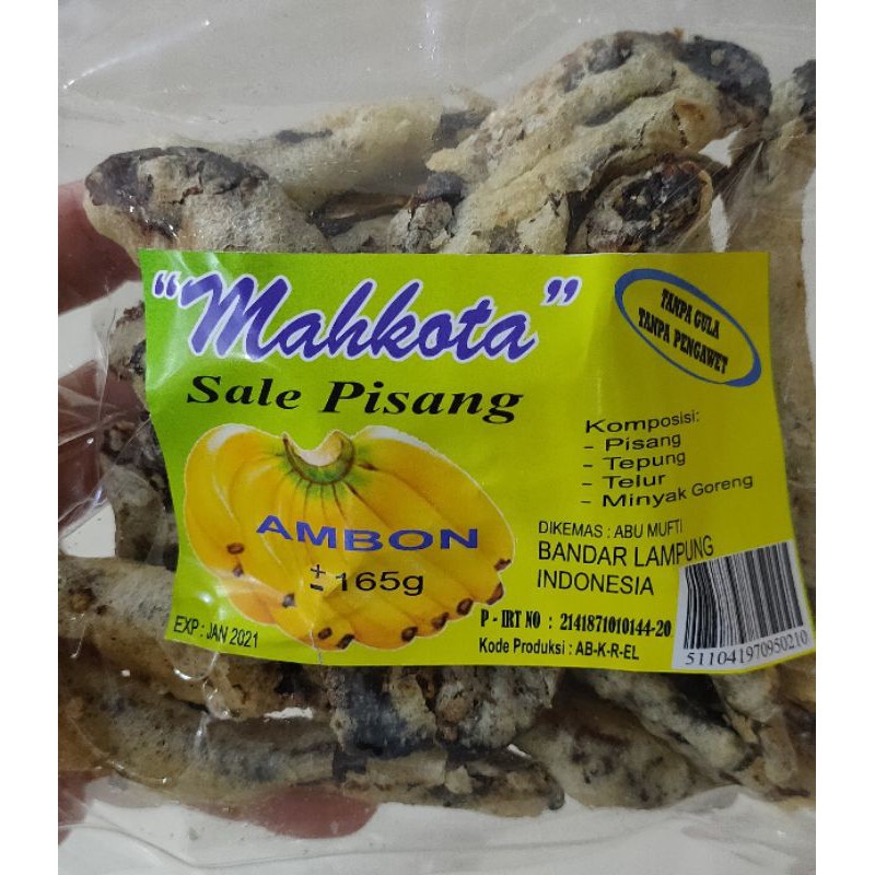 

Pisang Sale Mahkota 165gr