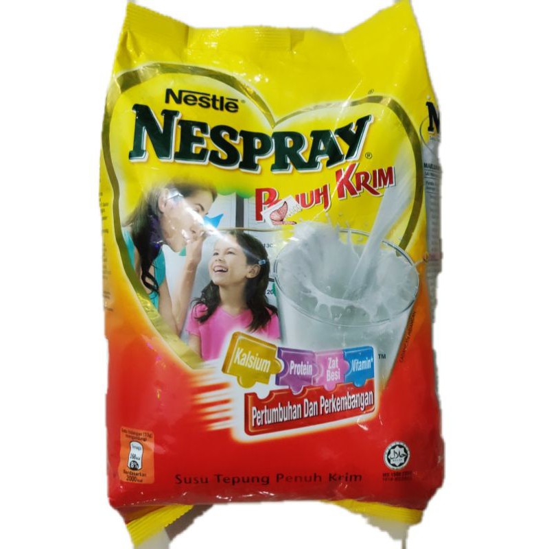 Susu Nespray Original Nestle Malaysia Berat Bersih 1,6 Kg