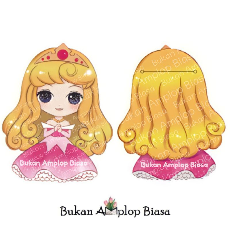 

Angpau Imlek 2023 Karakter Princess 3D Isi 5