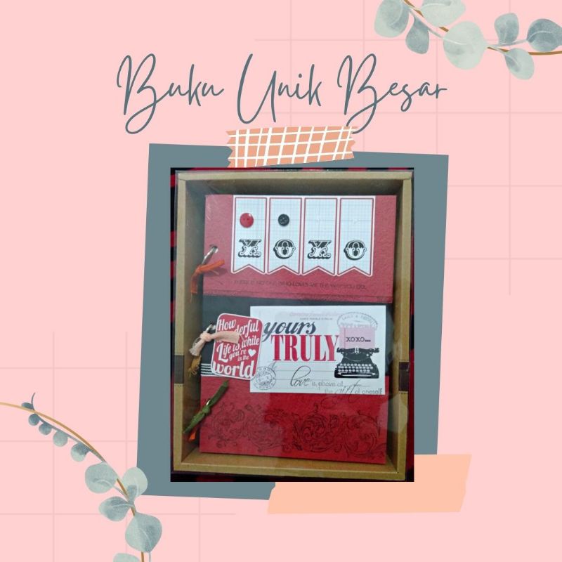 

buku unik kado lucu hadiah menarik buku catatan polos note book hand made
