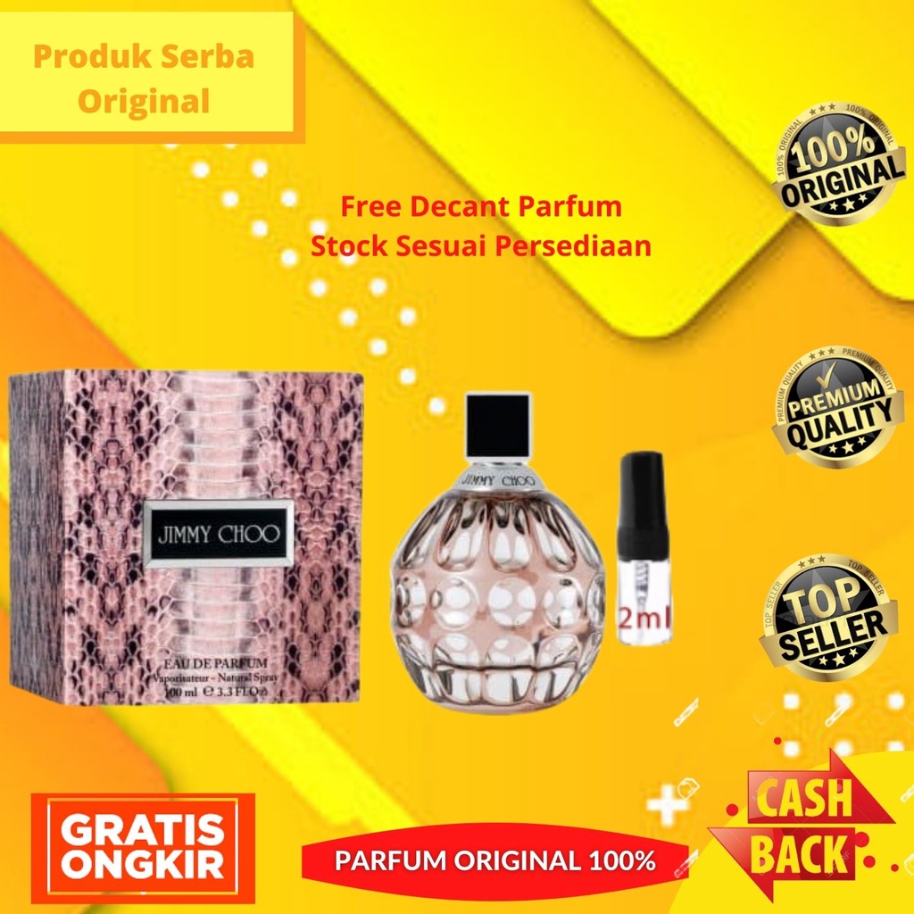 Parfum Parfume Perfume Perawatan Asli Original Wanita Perempuan Cewek Jimmy Choo For Women EDP 100ml