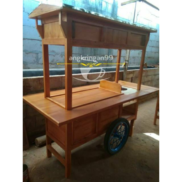 Jual gerobak angkringan rombong nasi kucing wedangan kopi jos