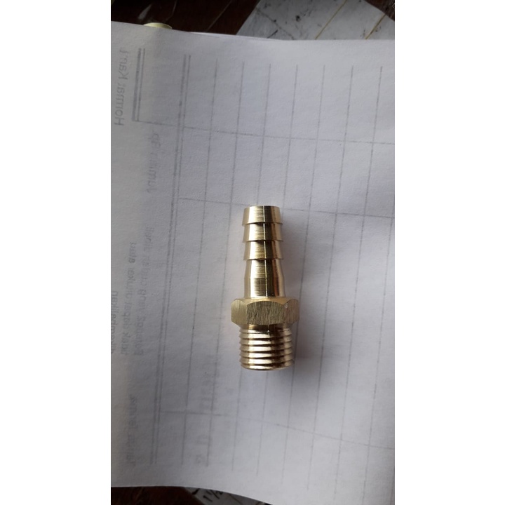 Nepel Selang Male Drat Luar 1/4 x  5/16 Semprotan Sprayer Sanchin