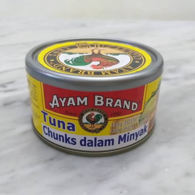 

Ayam Brand Tuna Chunks in Oil/Tuna Chunks dalam minyak 185g