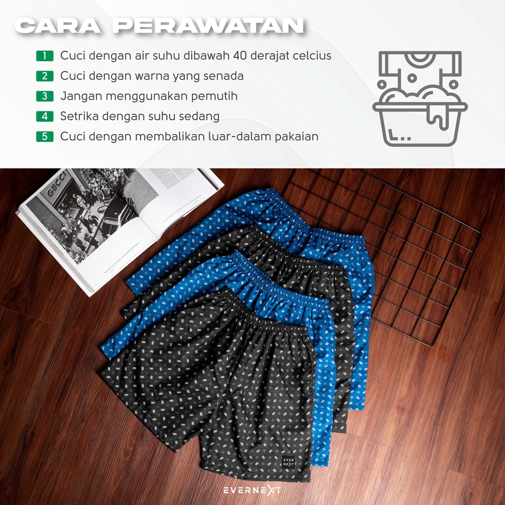 Celana Boxer PRia CLOVIS Celana Pendek Santai COwok