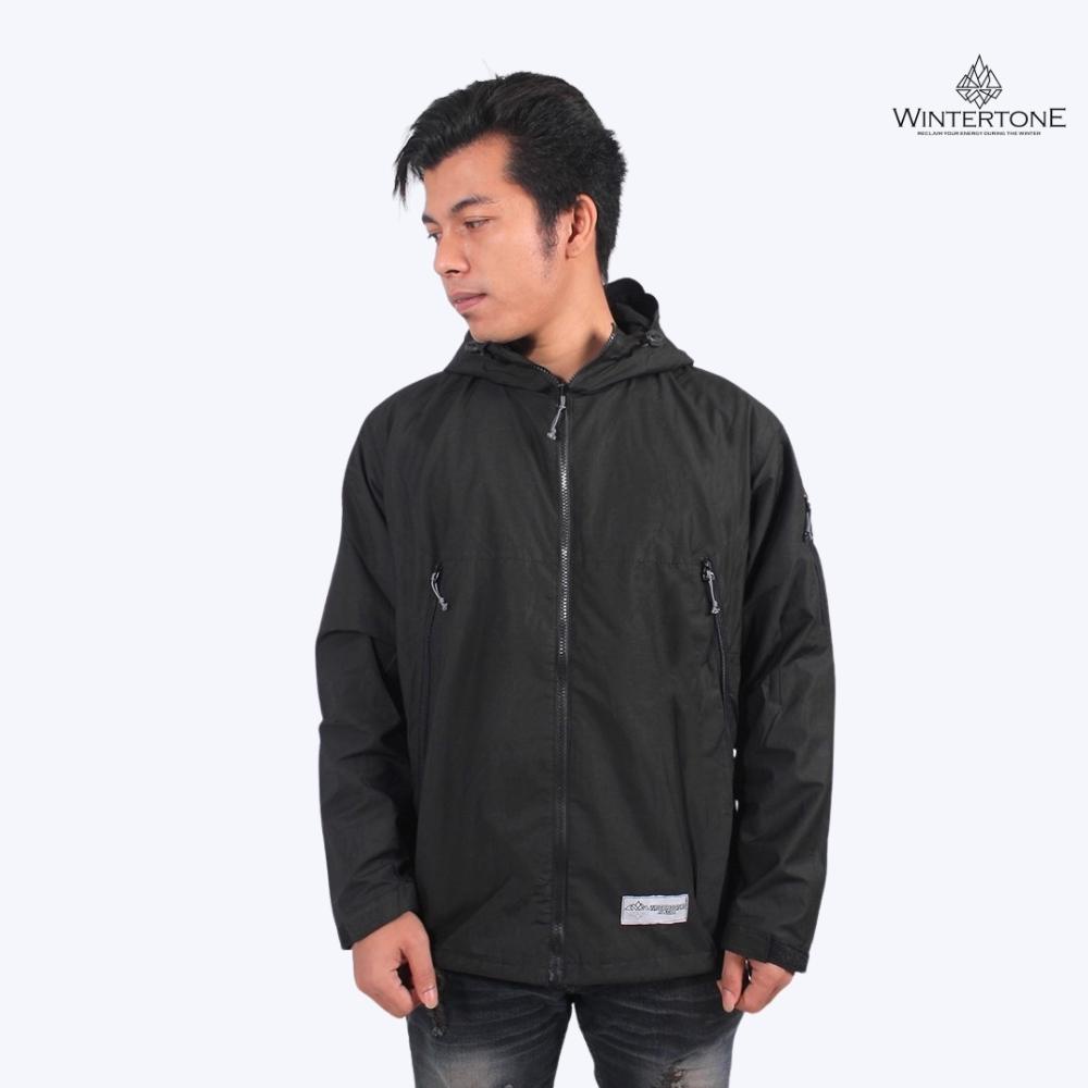 Jaket Outdoor Pria Jacket Gunung TAD Waterproof Hitam Polos Distro Original Anti Air Jaket Hiking