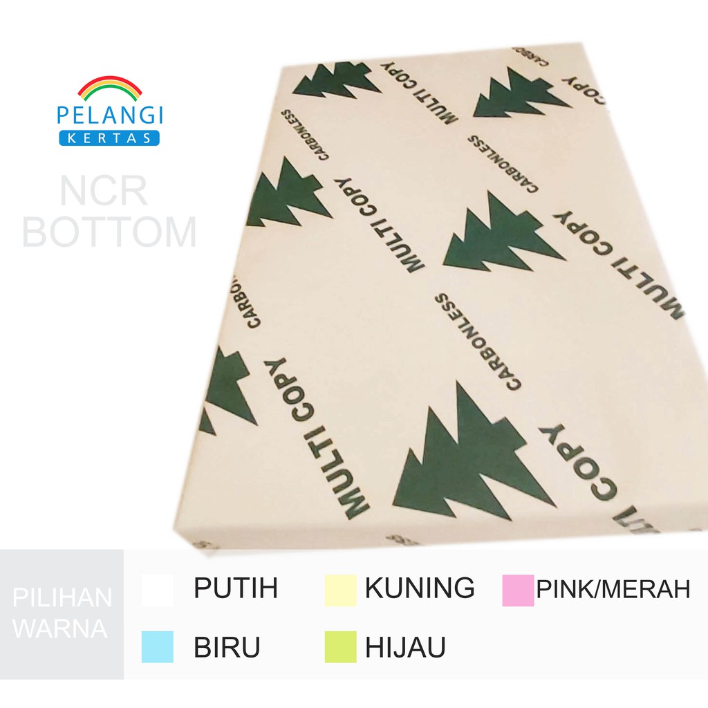 

Kertas NCR Folio/F4 BOTTOM Bagian Bawah 1 Rim Multicopy