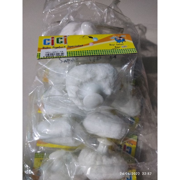 Puff bedak bayi Tabur Satuan Baby Powder Sponge Tepukan spong
