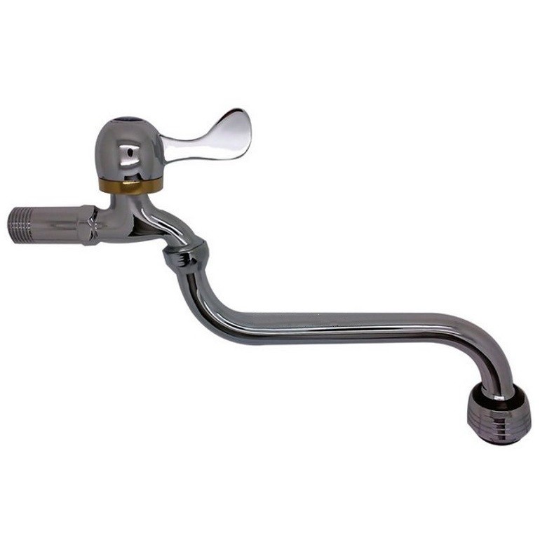 ONDA A 801 TLG Kran Tembok Dapur Keran Wastafel Cuci Piring Panjang Kitchen Sink 1/2&quot;