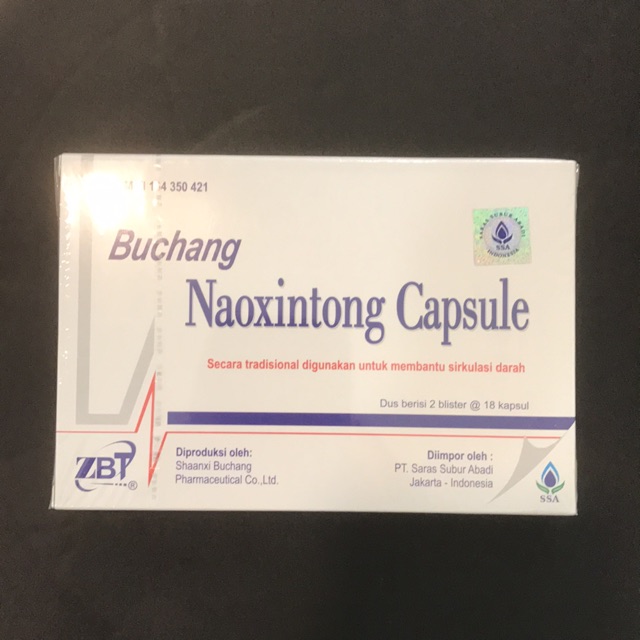 buchang naoxintong capsule  obat jantung