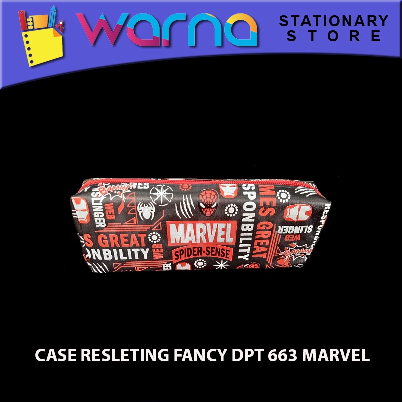 

TEMPAT PENSIL CASE RESLETING FANCY DPT 663 MARVEL