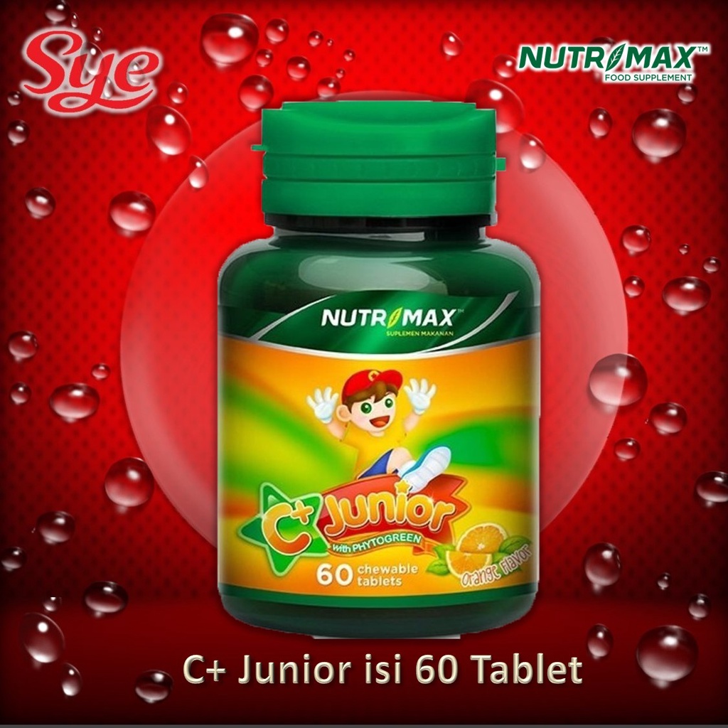 BPOM NUTRIMAX C+ JUNIOR 60S / VITAMIN C ANAK / SYE