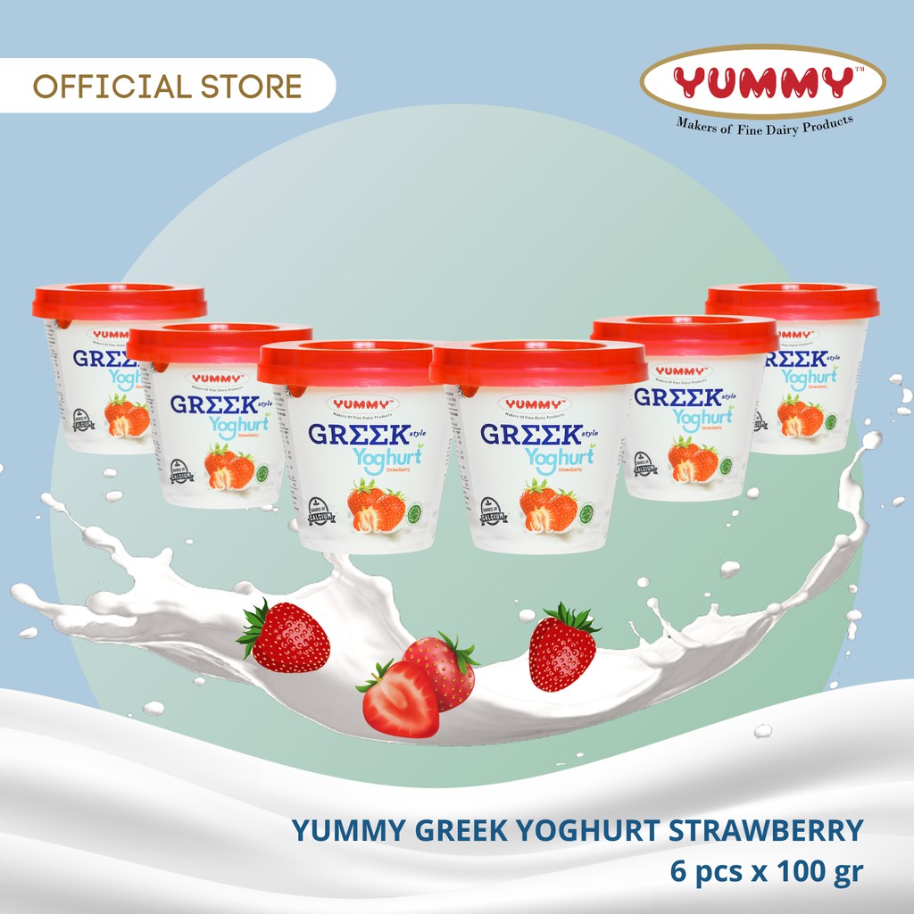 

Yummy Greek Yoghurt Strawberry 6 x 100g