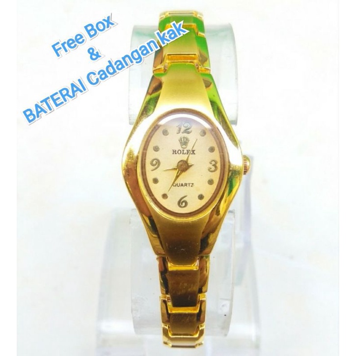 Rolex Jam Tangan Wanita rantai Free box