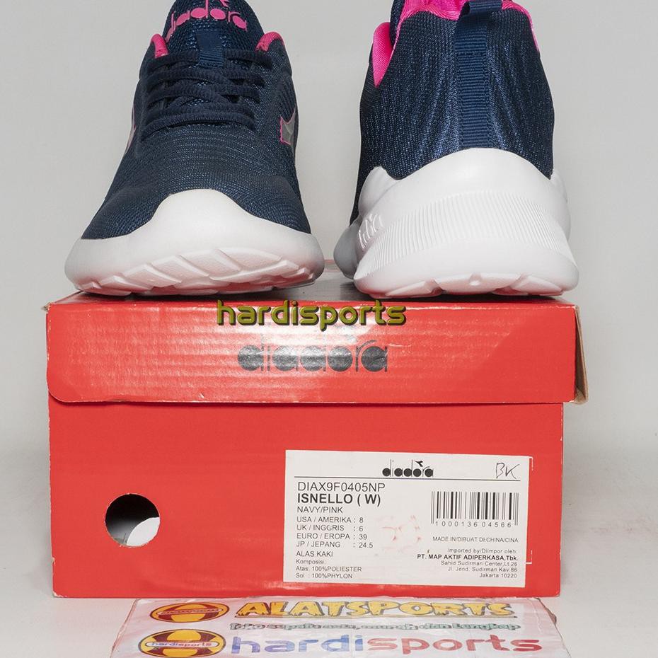 DSQ Sepatu Running Wanita Diadora Isnello DIAXNP - Navy ORIGINAL ✡