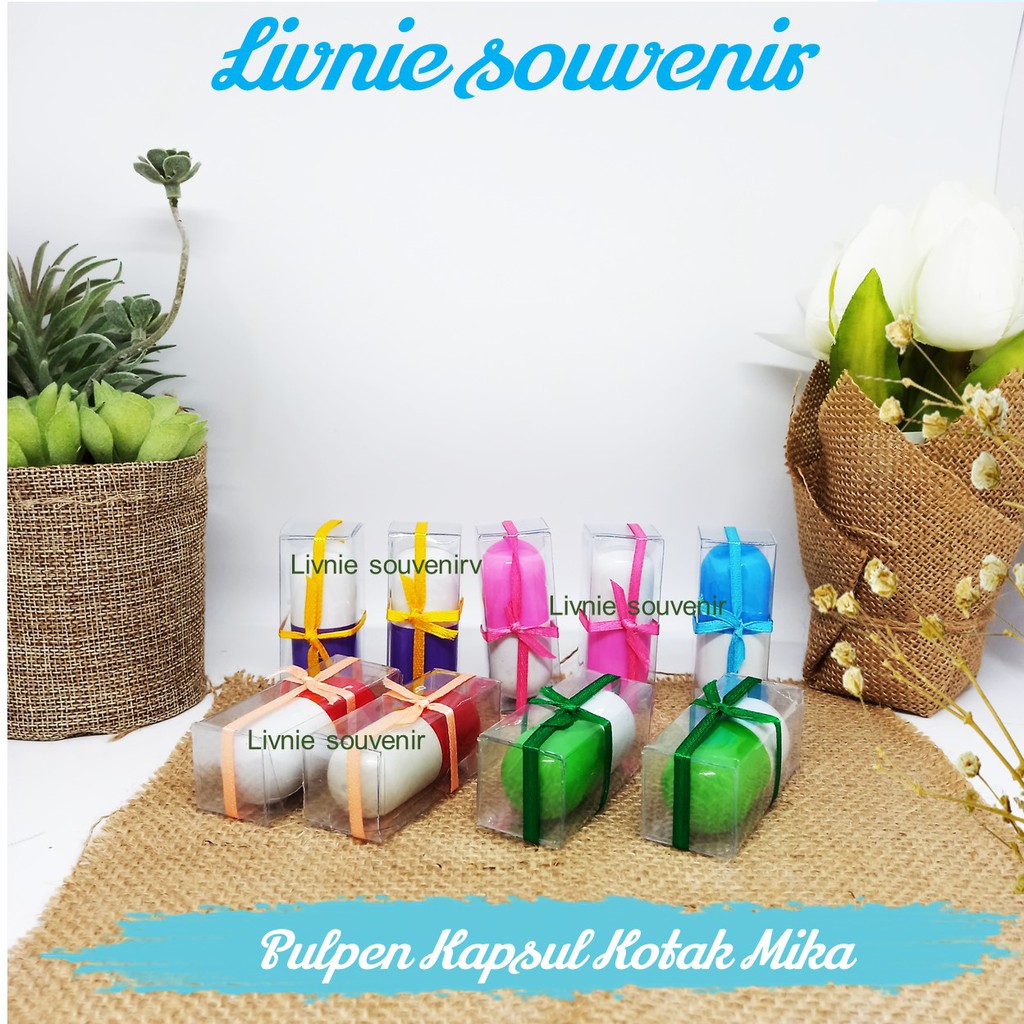 Souvenir Pulpen Kapsul Kemas Mika-1