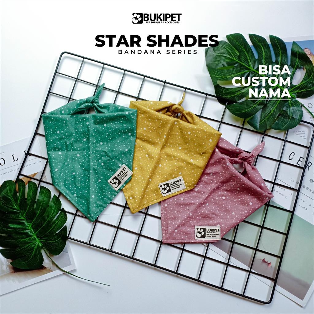 Bandana Kucing Lucu Murah Hewan Peliharaan Keren - STAR SHADES BANDANA