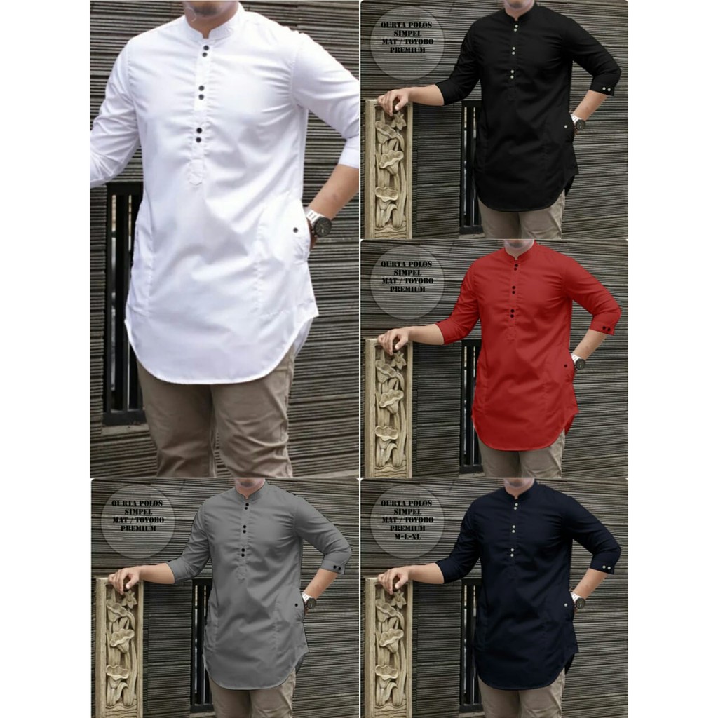 BAJU KOKO NOSI SIZE XL / ATASAN PRIA / PAKAIAN PRIA MUSLIM / BEST SELLER !!