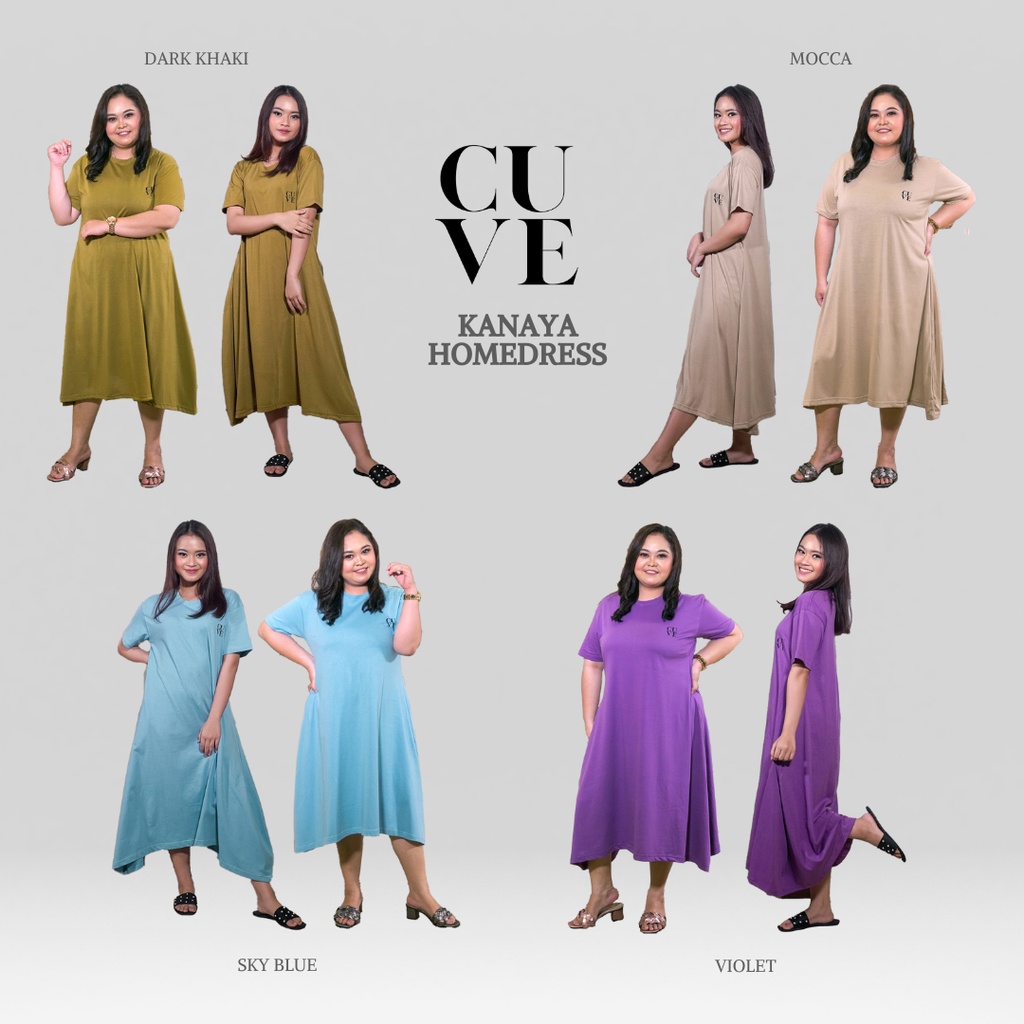 Daster Kaos WANITA HOMEY DRESS POLOS  BAHAN KAOS NYAMAN KANAYA HOMEDRESS