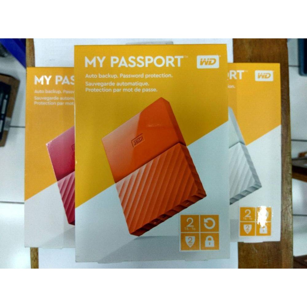 WD MY PASSPORT NEW 2TB / HDD EXTERNAL ORIGINAL 100%