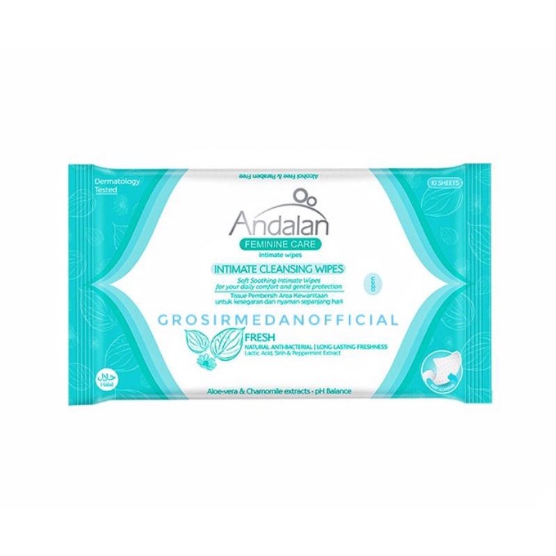 ANDALAN TISU BASAH AREA V - INTIMATE CLEANSING WIPES