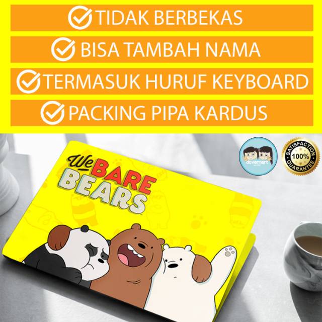 Garskin Skin Stiker  Laptop  Full  Body  Bear Murah Acer 
