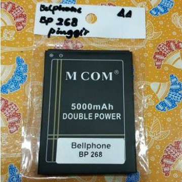 Baterai bellphone BP 268 BP268 double power mcom 5000mah battre batre