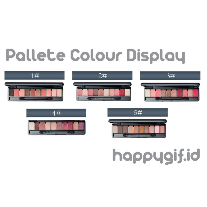 LAMEILA Eyeshadow Fashion Matte Pallet Korean Style Makeup 10 Warna LA037