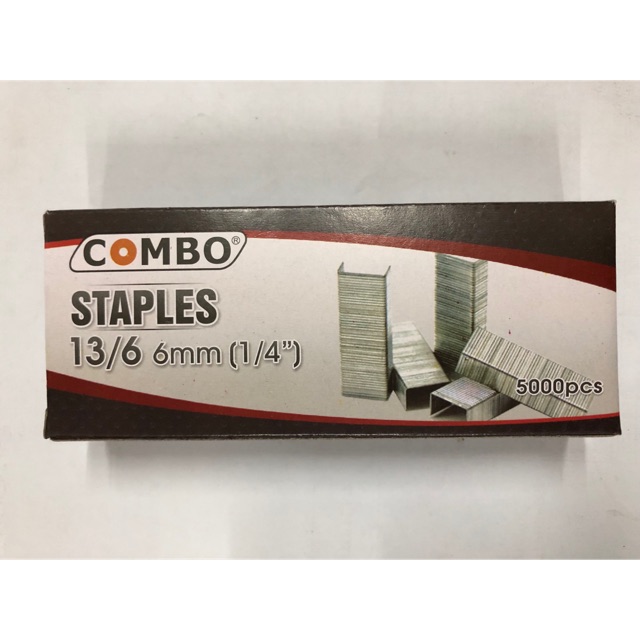 

Mata Hekter Staples Combo tipe 13/6 ukuran 6 mm ( 1/4 inchi )