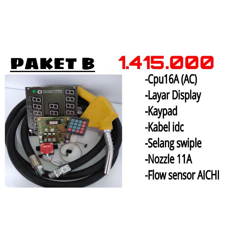 Cpu Mesin Pertamini Pom mini Digital Pompa Pertamini AC DC 16 Atmega Custum