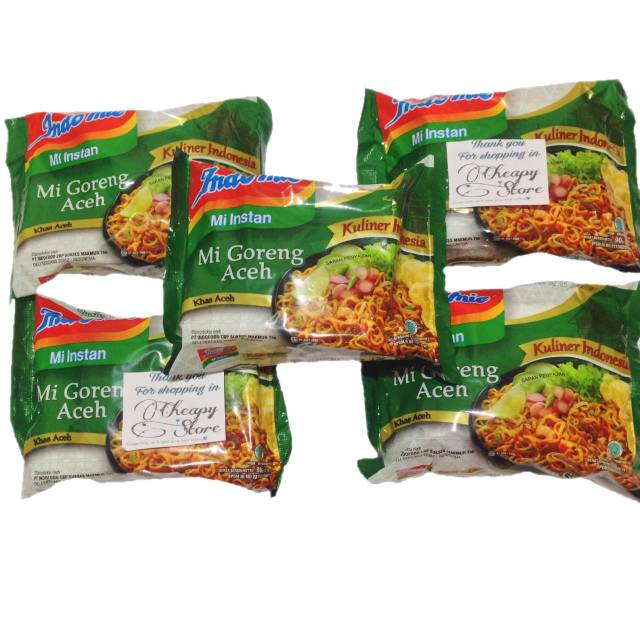 

Indomie Mie goreng aceh 90gr